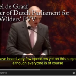 MP NETHERLANDS: Machiel de Graaf—we must close all mosques