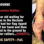 Reclaim Australia Rally- Melbourne FB page—(Confirmed legitimate photo)