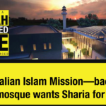 Backer for mosque